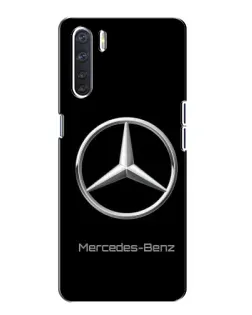 Чохол для OPPO A91 з картинкою «Mercedes Silver Logo»