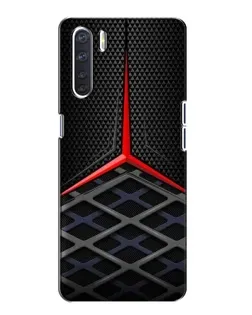Чохол для OPPO A91 з картинкою «Mercedes Carbon Grid»