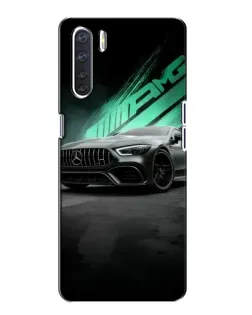 Чохол для OPPO A91 з картинкою «Темний Mercedes AMG»
