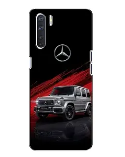 Чохол для OPPO A91 з картинкою «Mercedes G-Class червоний»
