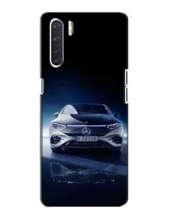 Чохол для OPPO A91 з картинкою «Нічний Mercedes EQ»