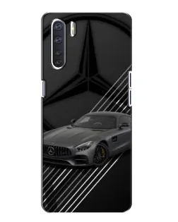 Чохол для OPPO A91 з картинкою «Mercedes AMG — графіка»