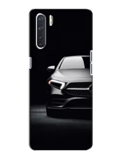Чохол для OPPO A91 з картинкою «Світло фар Mercedes»