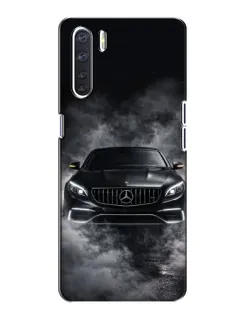 Чохол для OPPO A91 з картинкою «Mercedes у диму»