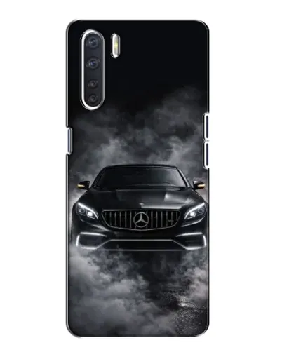 Чохол для OPPO A91 з картинкою «Mercedes у диму» Чохол для OPPO A91 з картинкою «Mercedes у диму»