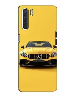 Чохол для OPPO A91 з картинкою «Жовтий Mercedes GT»
