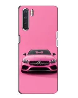 Чохол для OPPO A91 з картинкою «Рожевий Mercedes AMG»