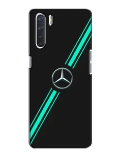 Чохол для OPPO A91 з картинкою «Спортивні лінії Mercedes»