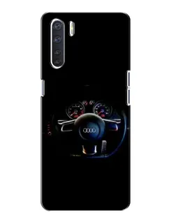 Чохол для OPPO A91 з картинкою «Салон Audi — кермо» Чохол для OPPO A91 з картинкою «Салон Audi — кермо»