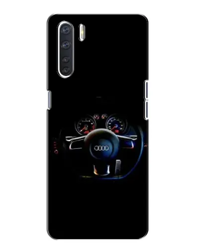 Чохол для OPPO A91 з картинкою «Салон Audi — кермо»