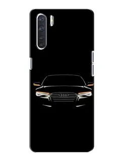 Чохол для OPPO A91 з картинкою «Audi — нічний контур»