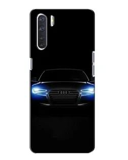 Чохол для OPPO A91 з картинкою «Audi в неоні»