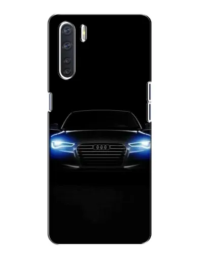 Чохол для OPPO A91 з картинкою «Audi в неоні»