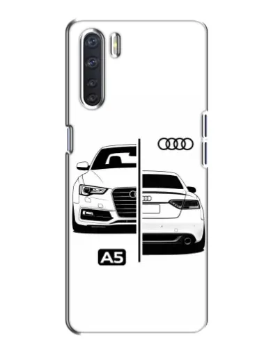 Чохол для OPPO A91 з картинкою «Audi — контрастний дизайн»