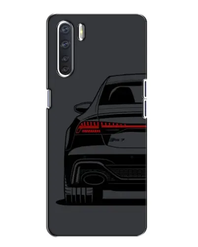Чохол для OPPO A91 з картинкою «Задня частина Audi — арт»