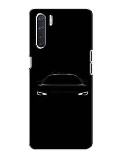 Чохол для OPPO A91 з картинкою «Погляд Audi у темряві»