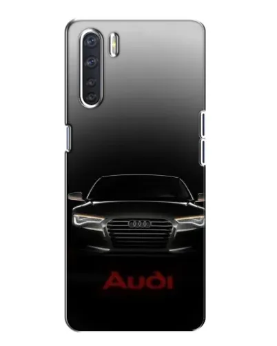 Чохол для OPPO A91 з картинкою «Audi — градієнтний контур»