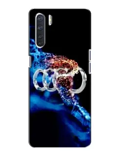 Чохол для OPPO A91 з картинкою «Енергія лого Audi»