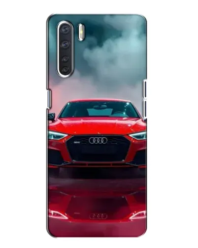 Чохол для OPPO A91 з картинкою «Audi RS — червоний стиль»