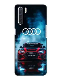 Чохол для OPPO A91 з картинкою «Audi Sport — неон»