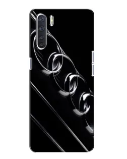 Чохол для OPPO A91 з картинкою «Audi — абстрактні кільця»