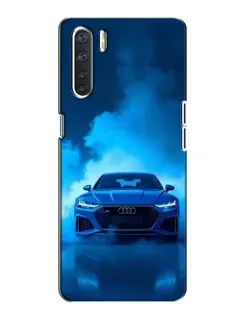 Чохол для OPPO A91 з картинкою «Audi — блакитна енергія»