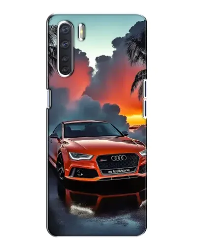 Чохол для OPPO A91 з картинкою «Audi — захід сонця»