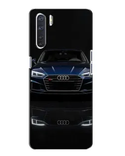 Чохол для OPPO A91 з картинкою «Audi — нічне відображення»