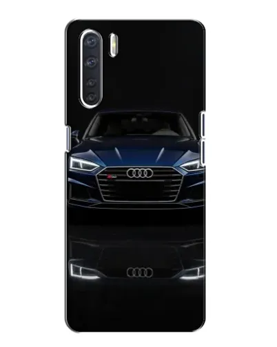 Чохол для OPPO A91 з картинкою «Audi — нічне відображення»
