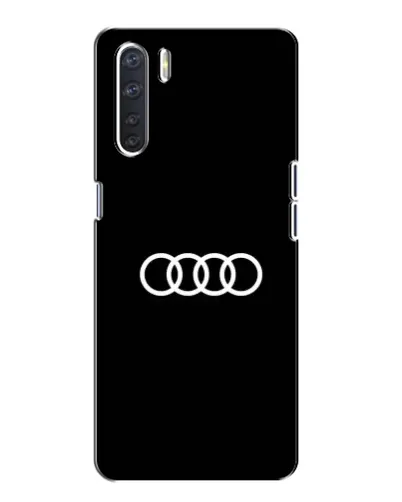 Чохол для OPPO A91 з картинкою «Audi White Logo»