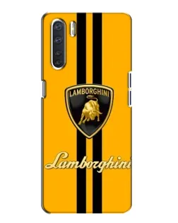 Чохол для OPPO A91 з картинкою «Lamborghini Stripe жовтий» Чохол для OPPO A91 з картинкою «Lamborghini Stripe жовтий»