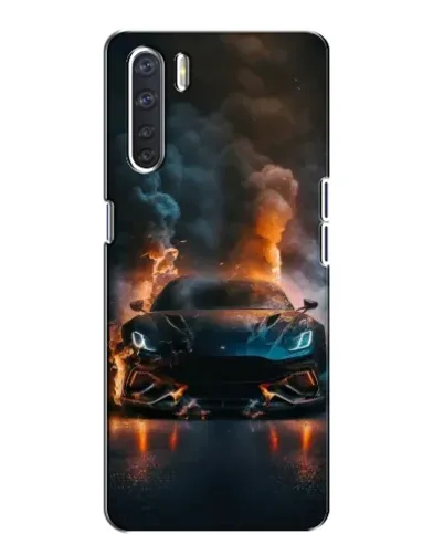 Чохол для OPPO A91 з картинкою «Lamborghini димна естетика»