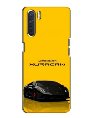 Чохол для OPPO A91 з картинкою «Lamborghini Huracan чорний»