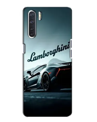 Чохол для OPPO A91 з картинкою «Класичний Lamborghini надпис»