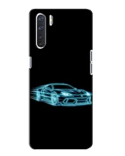 Чохол для OPPO A91 з картинкою «Неоновий контур Lamborghini» Чохол для OPPO A91 з картинкою «Неоновий контур Lamborghini»