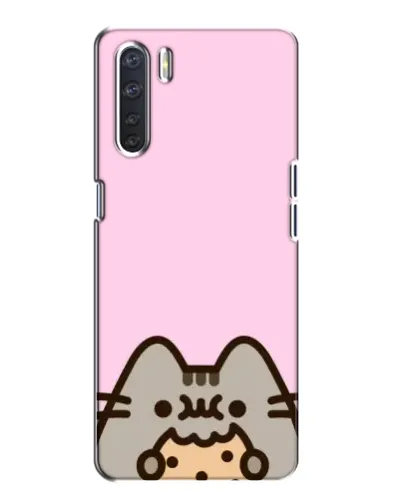Чохол для OPPO A91 з картинкою «Pusheen та печиво»