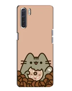 Чохол для OPPO A91 з картинкою «Кавовий Пушин»