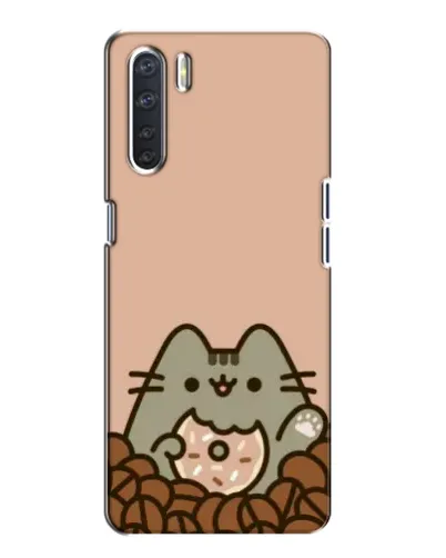 Чохол для OPPO A91 з картинкою «Кавовий Пушин»