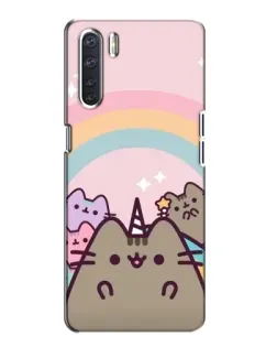 Чохол для OPPO A91 з картинкою «Єдиноріг Pusheen»
