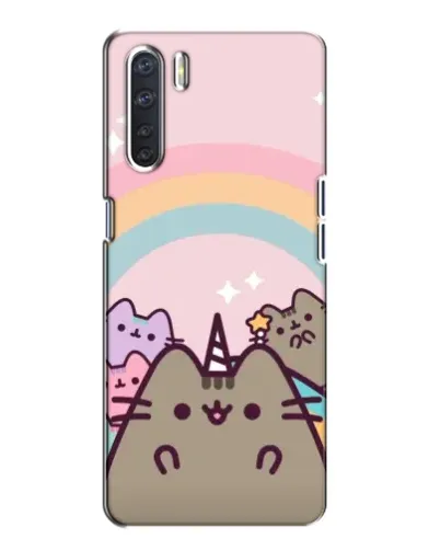 Чохол для OPPO A91 з картинкою «Єдиноріг Pusheen»