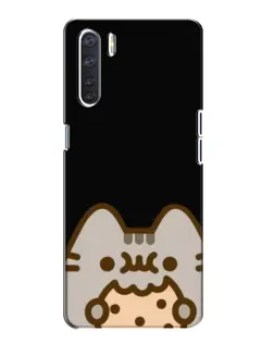 Чохол для OPPO A91 з картинкою «Пушин на чорному»
