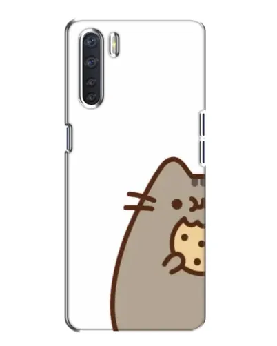 Чохол для OPPO A91 з картинкою «Пушин з печивом»