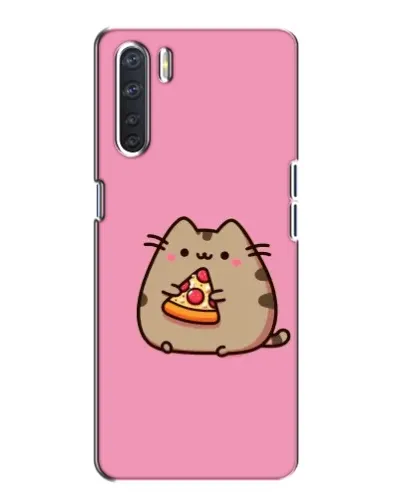 Чохол для OPPO A91 з картинкою «Пушин із піцою»