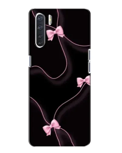Чехол для OPPO A91 с картинкой «Розовые ленты» Чехол для OPPO A91 с картинкой «Розовые ленты»