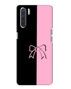 Чехол для OPPO A91 с картинкой «Половинки банта» Чехол для OPPO A91 с картинкой «Половинки банта»