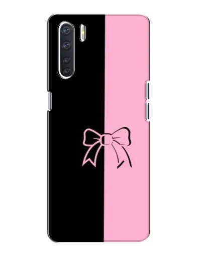 Чехол для OPPO A91 с картинкой «Половинки банта» Чехол для OPPO A91 с картинкой «Половинки банта»