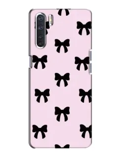 Чехол для OPPO A91 с картинкой «Черные банты Coquette» Чехол для OPPO A91 с картинкой «Черные банты Coquette»