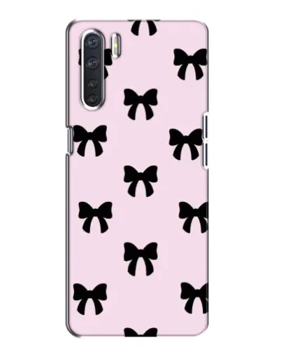 Чехол для OPPO A91 с картинкой «Черные банты Coquette» Чехол для OPPO A91 с картинкой «Черные банты Coquette»