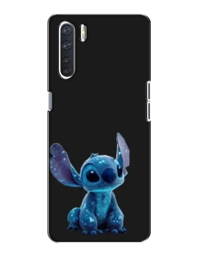 Чехол для OPPO A91 с картинкой «Стич на черном» Чехол для OPPO A91 с картинкой «Стич на черном»