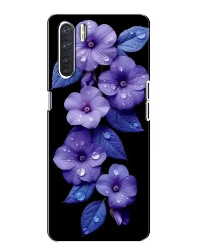 Чохол для OPPO A91 з картинкою «Фіолетові квіти з росою» Чохол для OPPO A91 з картинкою «Фіолетові квіти з росою»